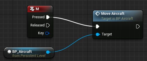 Cesium for Unreal Flight tracker moveAircraftOnButtonPress