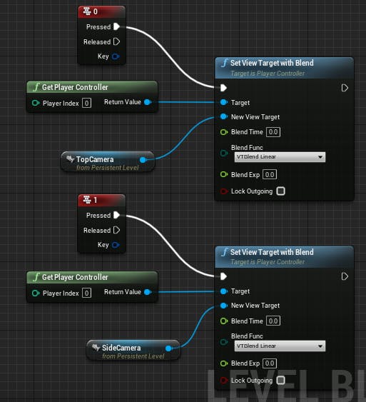 Cesium for Unreal Flight tracker viewThroughSideCameraBlueprint