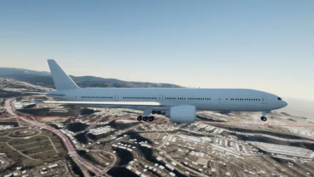 Cesium for Unreal flight tracker