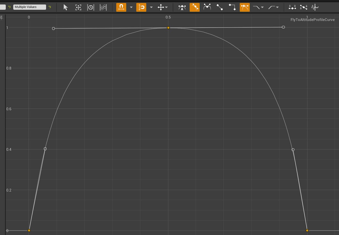 Cesium for Unreal fly to flyToAltitudeProfileCurveRef