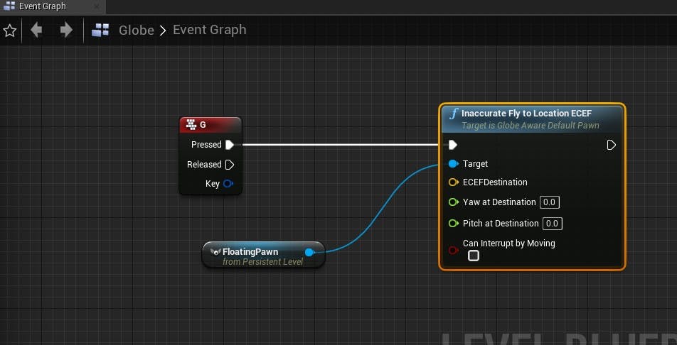 Cesium for Unreal fly to flyto ecef