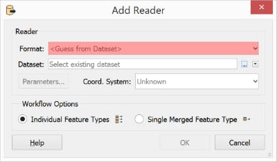 Integrating with FME addReader