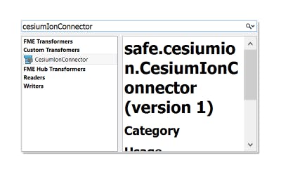 Integrating with FME addTransformer