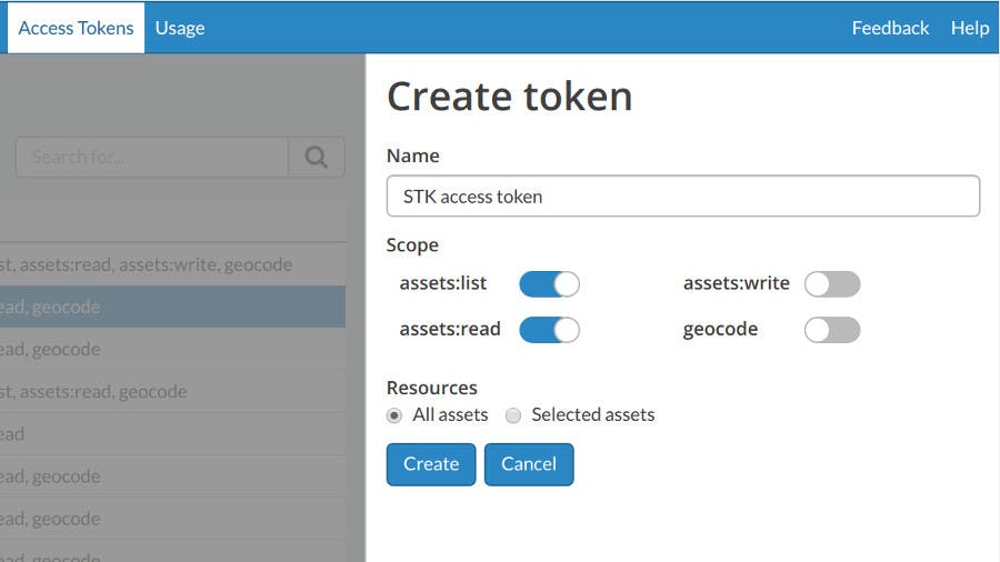 Integrating with STK token permissions