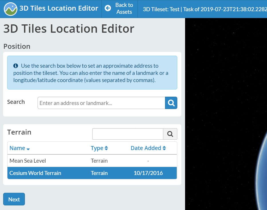 Integrating with WebODM Location Editor 1