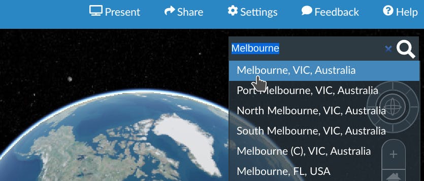 Stories introduction Melbourne search