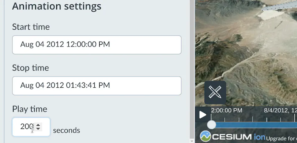 Visualizing Time Dynamic Data – Cesium