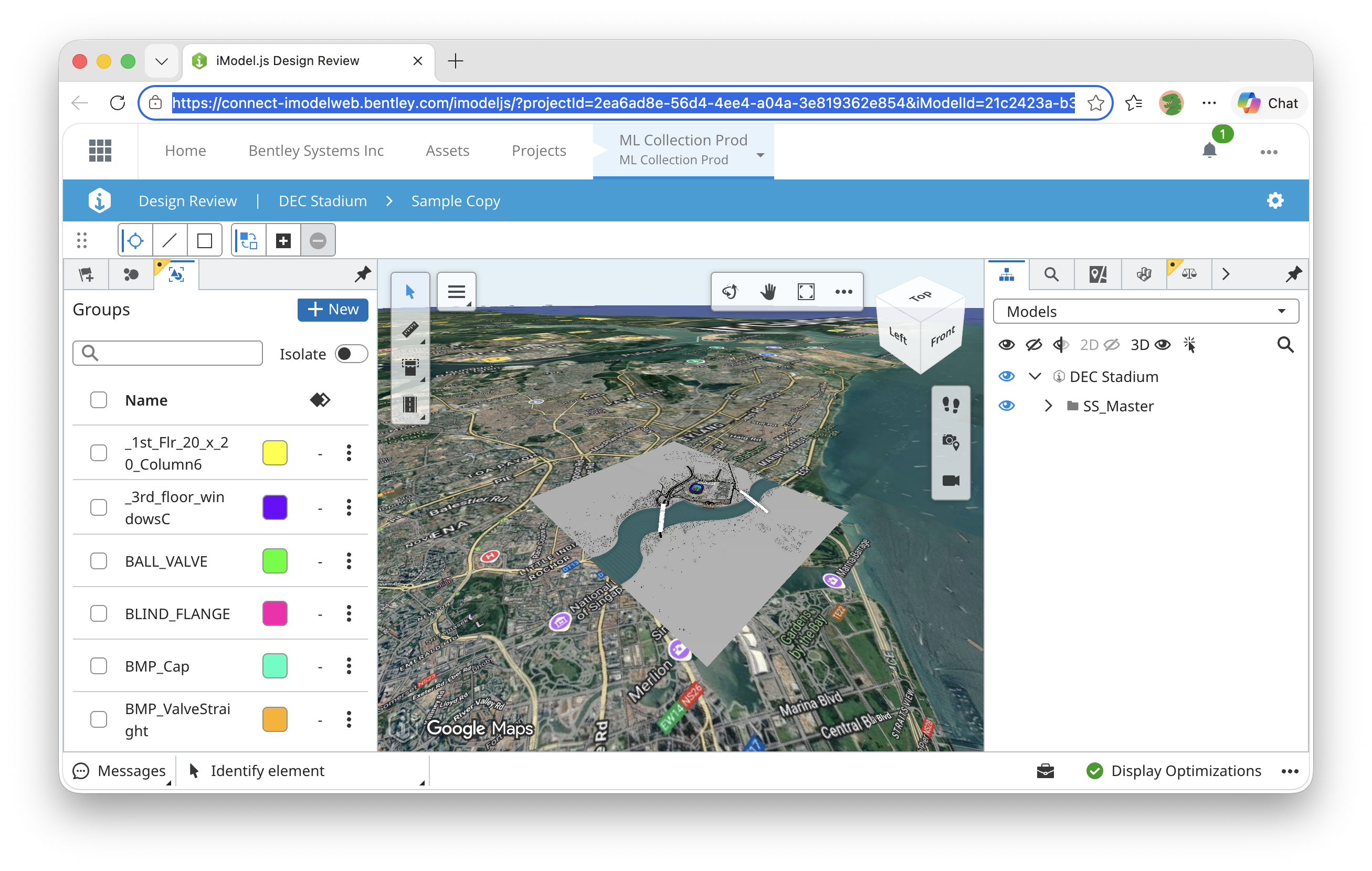 iModel in Bentley Infrastructure Cloud