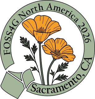 FOSS4G NA 2026 Sacramento logo