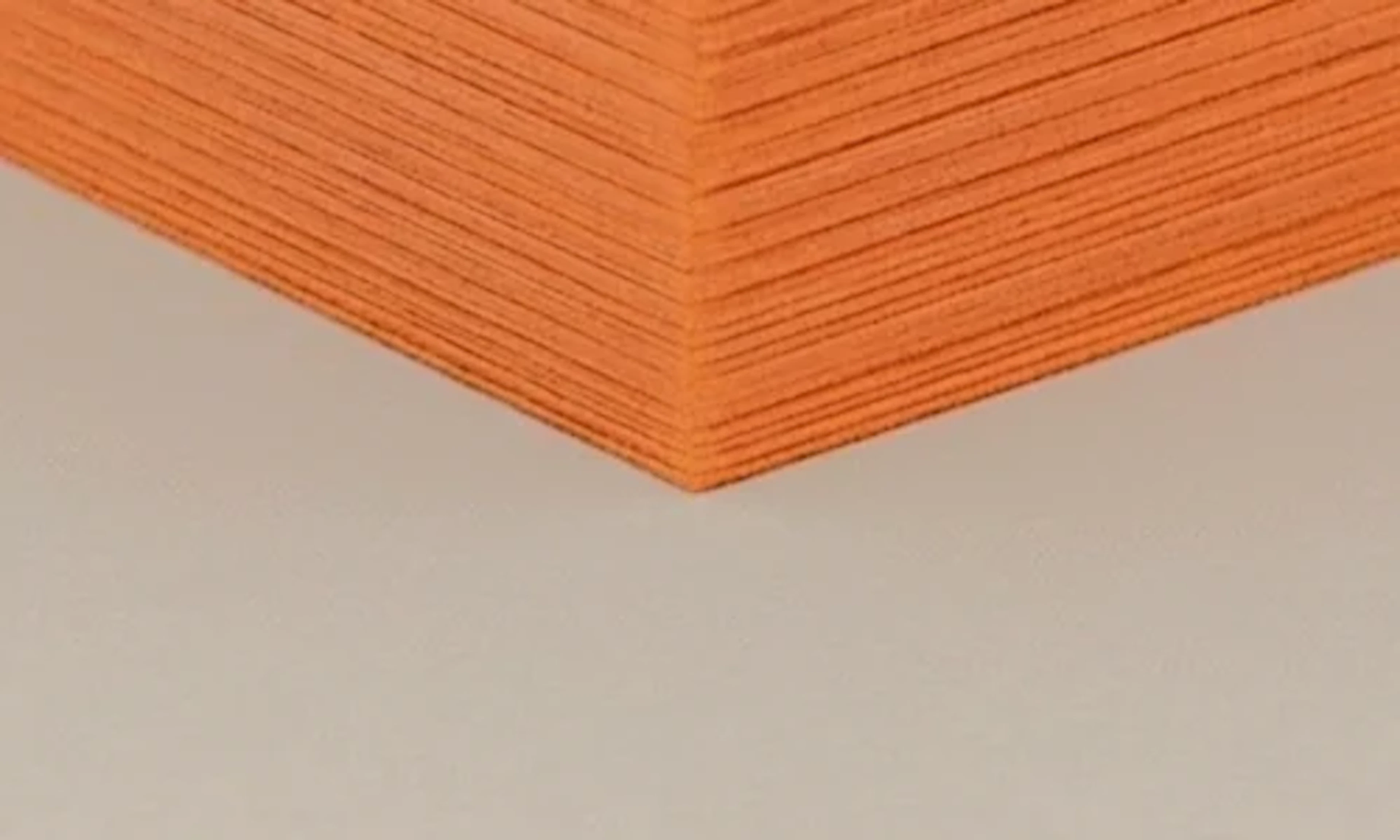 The same corner sitting flat — printed with the chamber at temperature