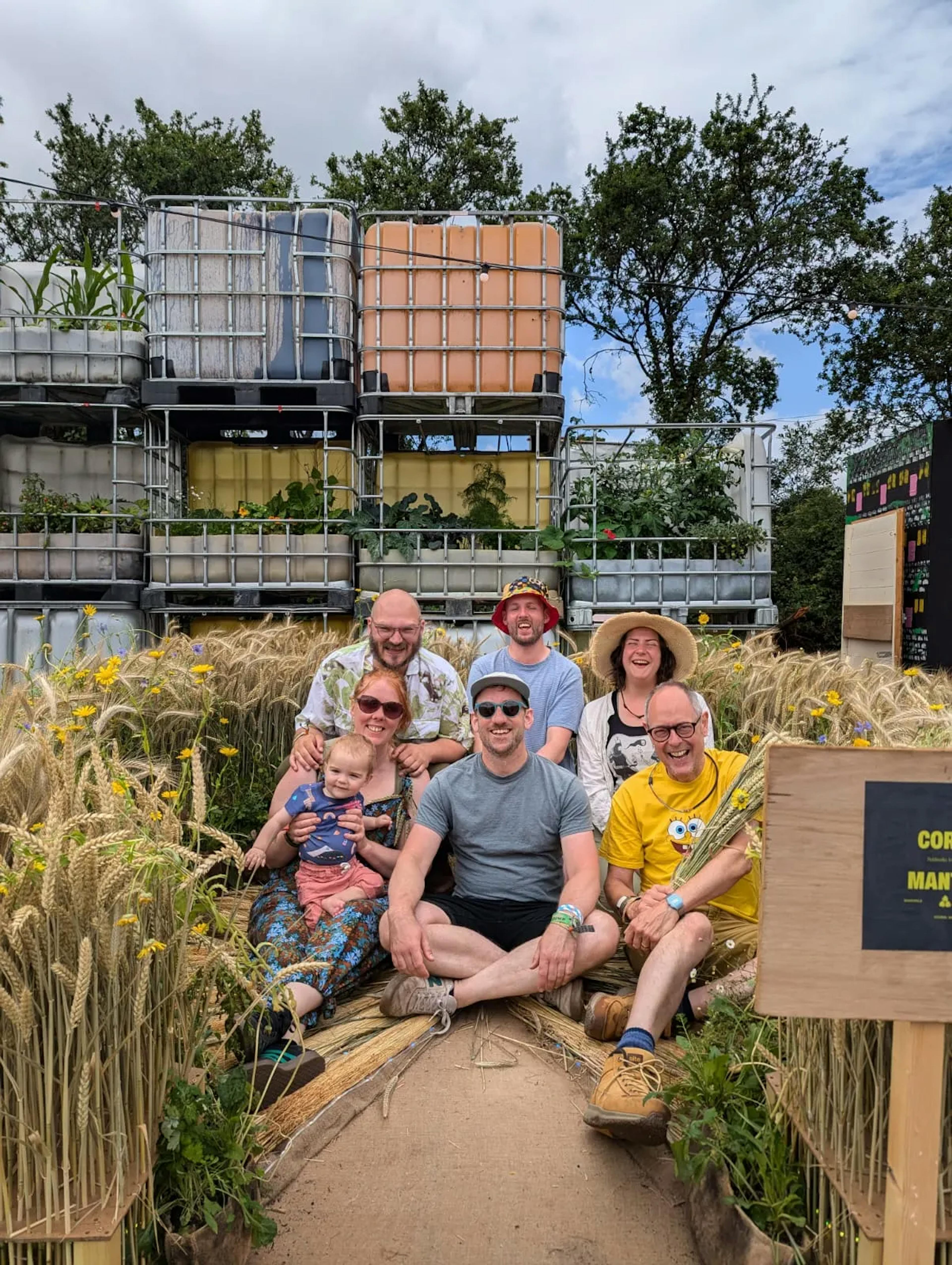 The team at Glastonbury