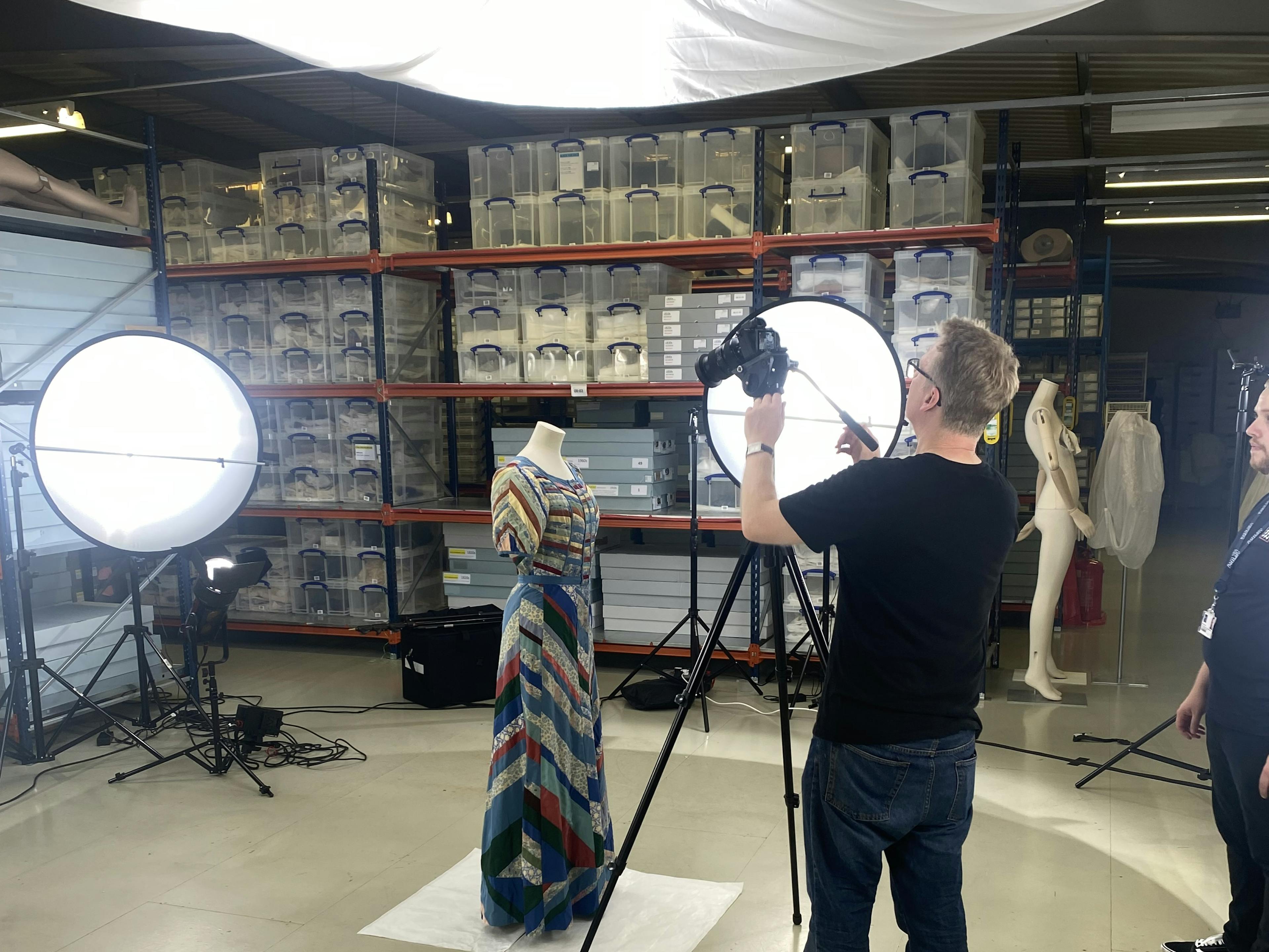 Temporary scanning studio