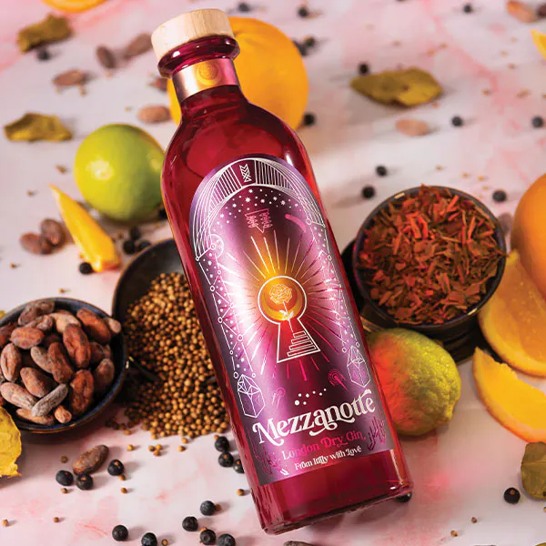 Mezzanotte Gin bottle