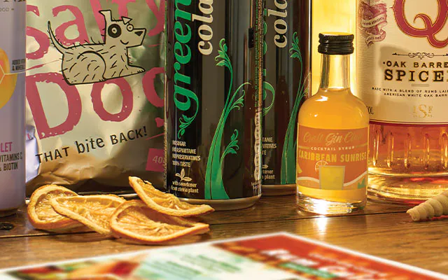 Craft Gin Club's March 2024 Rum Garnish and Cocktail Syrup