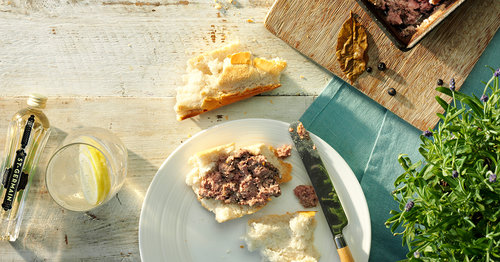 Gin+pate