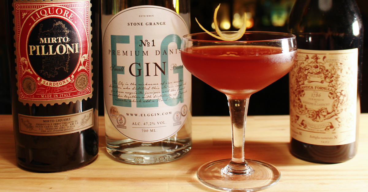 Sweet Surrender Elg Gin No 1 cocktail