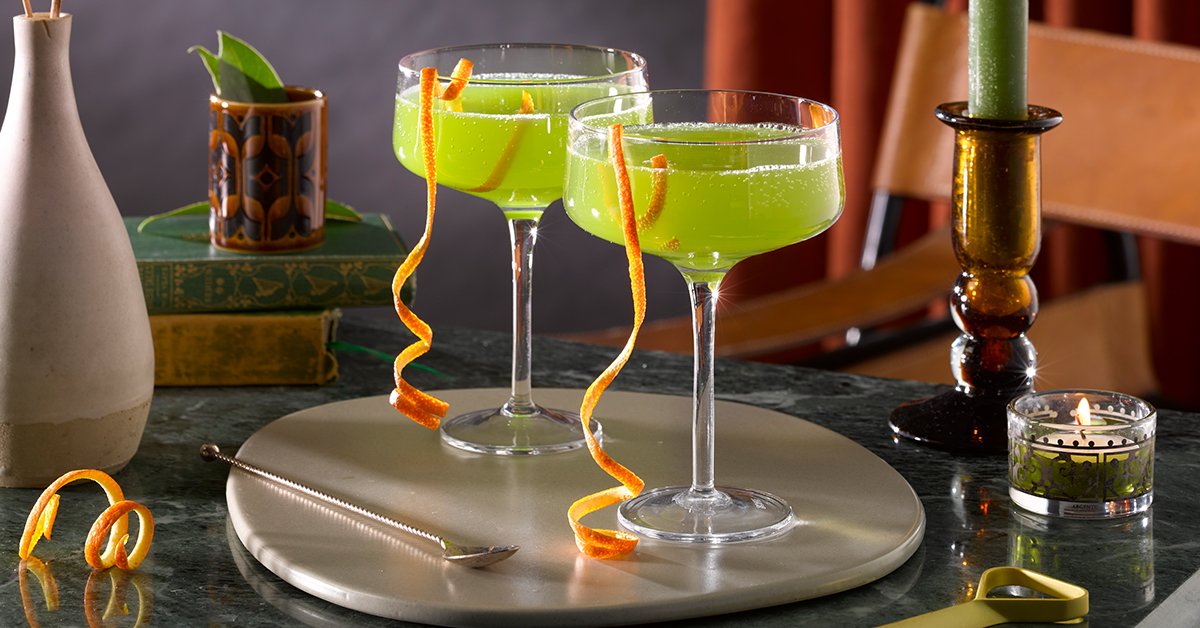 Green cocktail 
