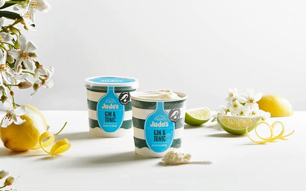 gin and tonic ice cream