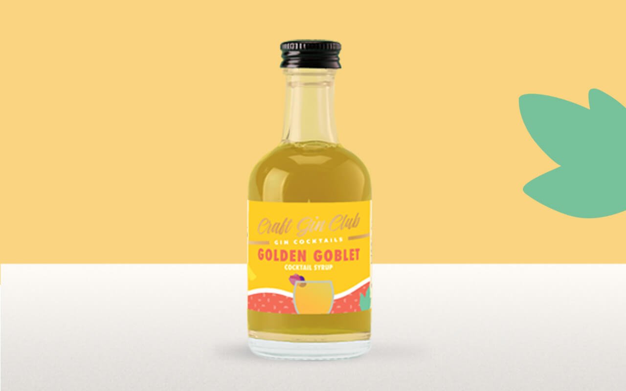 Craft Gin Club's Golden Goblet cocktail syrup