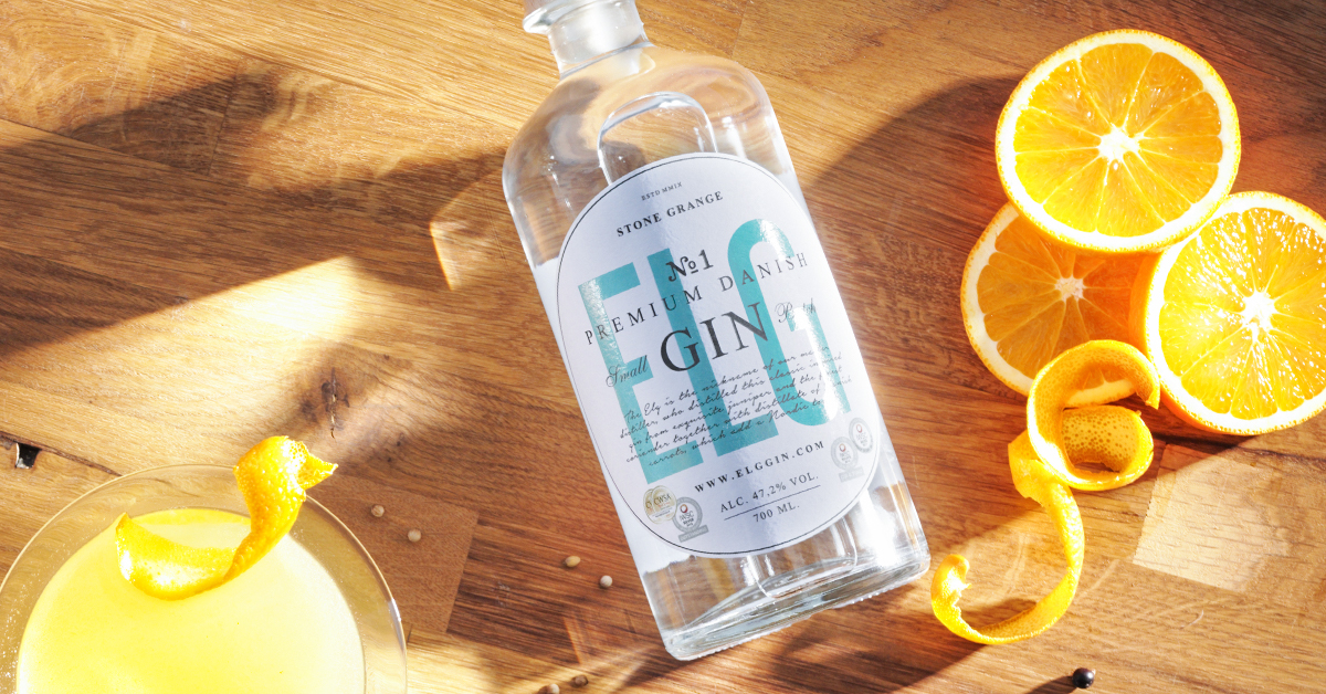 Elg Gin No 1 with oranges