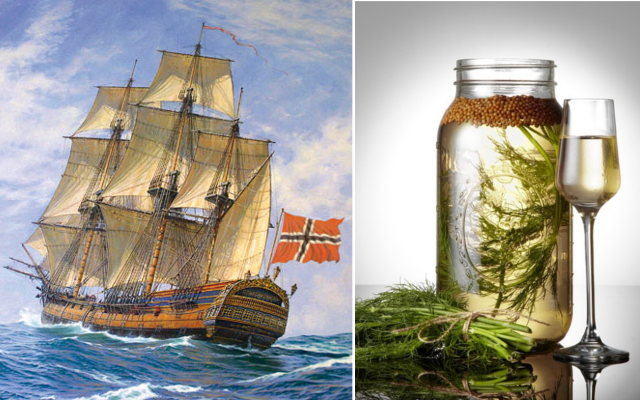 akvavit liqueur gin scandanavian
