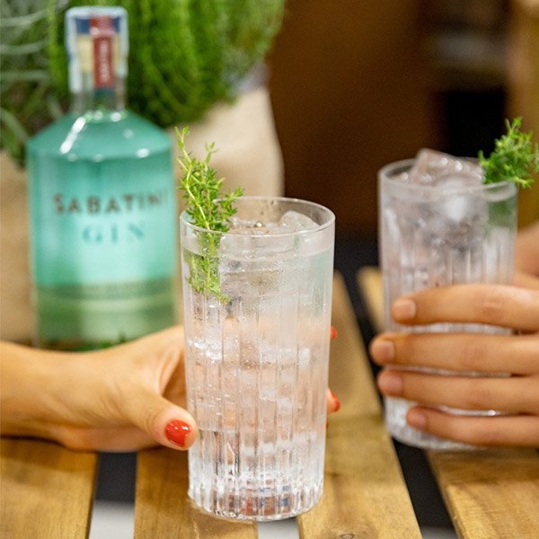 Sabatini Gin serving suggestion
