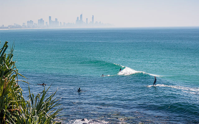 Burleigh Heads, Gold Coast, Queensland, Australia.
