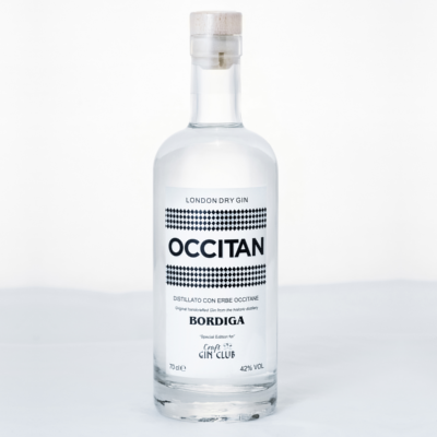 Occitan gin bottle from Italy