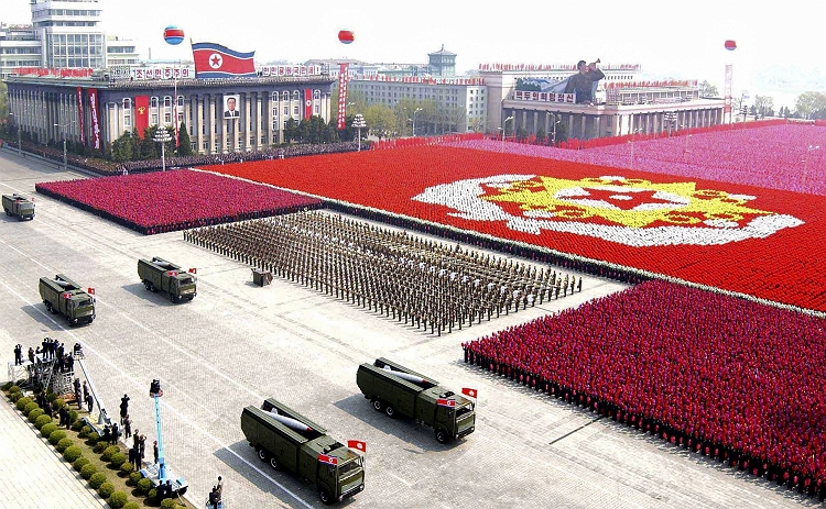 north korean military parade