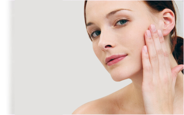 Young woman skin