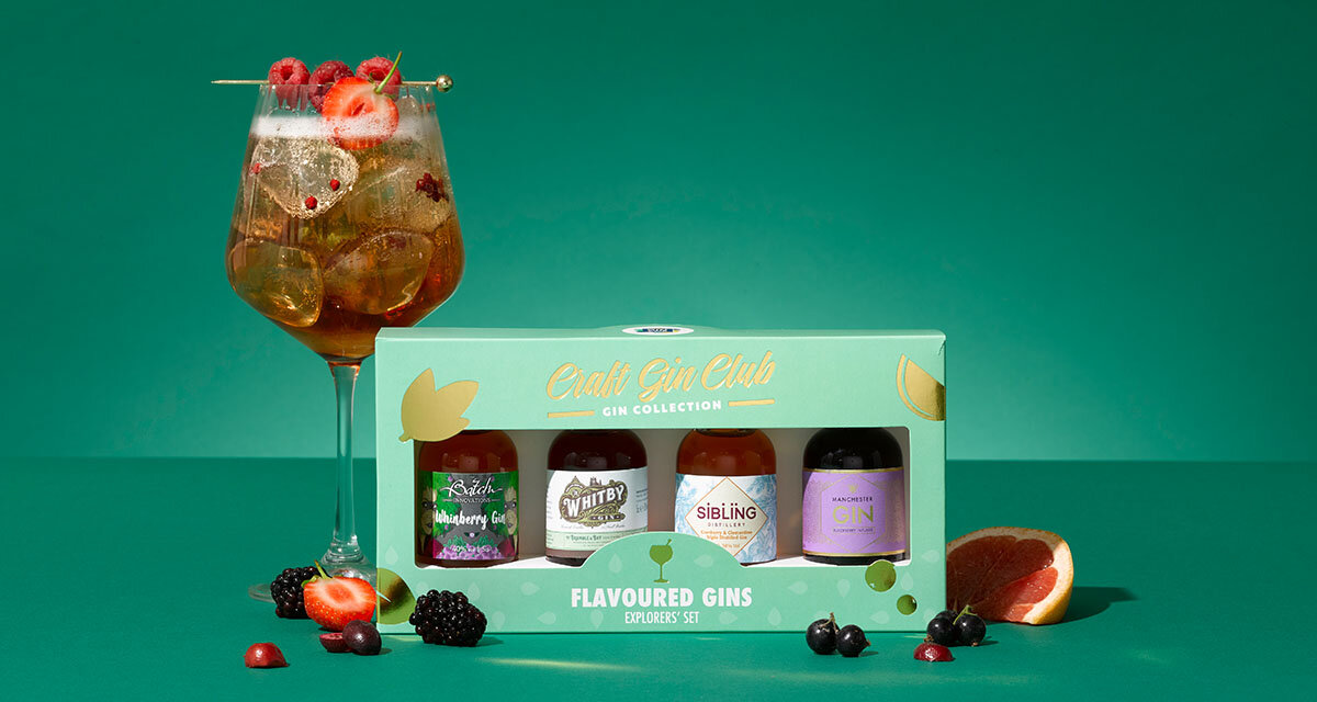 This miniature flavoured gin set makes the perfect gin gift! Craft Gin Club The UK's No.1