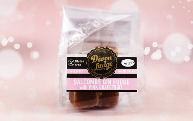 Devon fudge company salcombe gin and pink grapefruit fudge