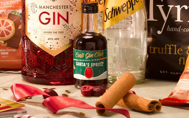 Craft Gin Club's December 2023 Garnishes and Cocktail Syrup
