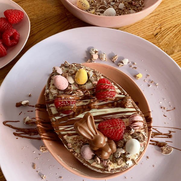 Easter egg cheesecake no bake