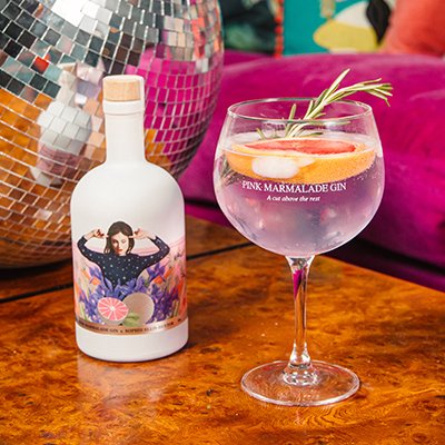 Pink marmalade gin 
