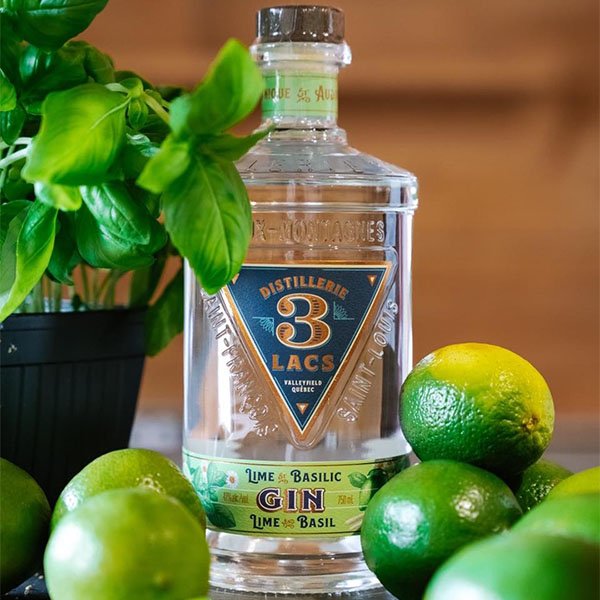 Distillerie 3 Lacs Lime Basil Gin