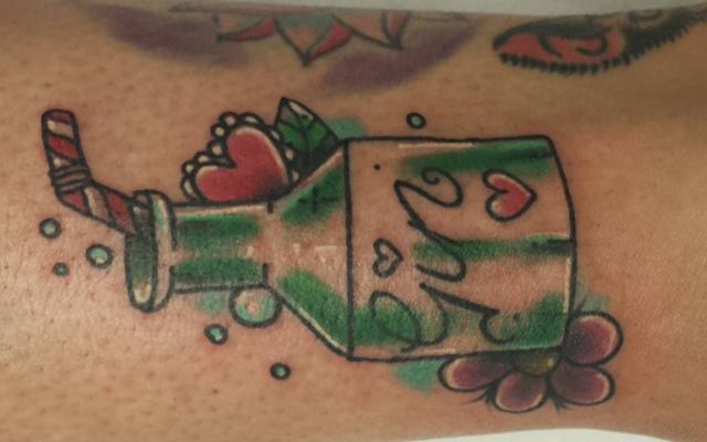 gin straw tattoo