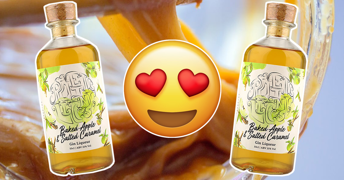 Baked apple salted caramel gin Poetic License Distillery