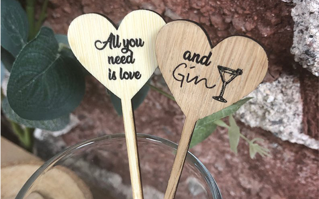 Personalized drink stirrers 