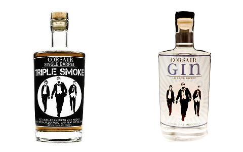 gin and whisky
