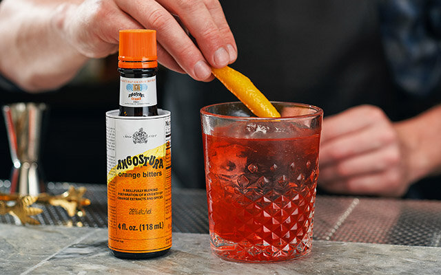 Negroni made with Angostura Orange Bitters