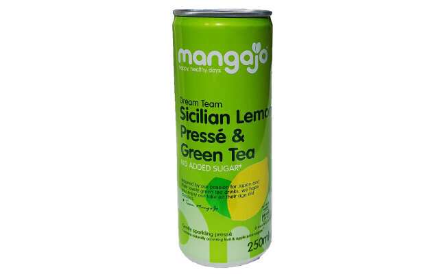 The Mangajo Sicilian Lemon Pressé and Green Tea from our April 2020 Gin of the Month box