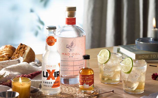 Mad owl gin mixes 