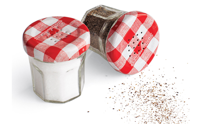 bonne maman salt and pepper shakers