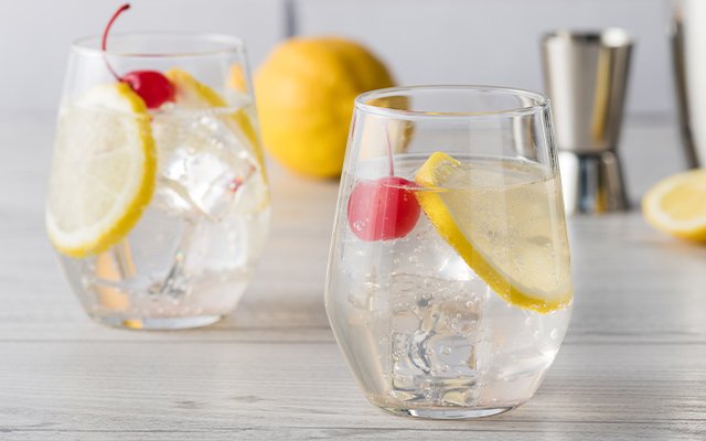 Tom Collins mocktail