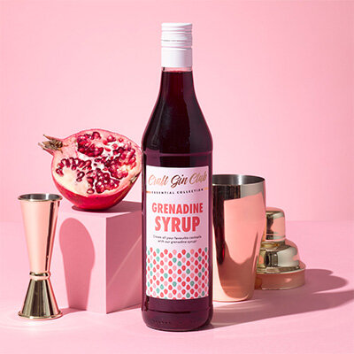 Add a bottle of our delicious Grenadine Essential Syrup to your home bar! Shop now >>
