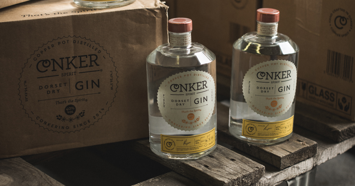 conker gin dry gin dorset