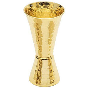 Prince of Scots 24K Gold Plate Hammered Solid Copper Jigger.jpg