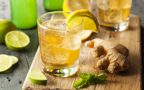 London Buck Gin Ginger Ale Cocktail