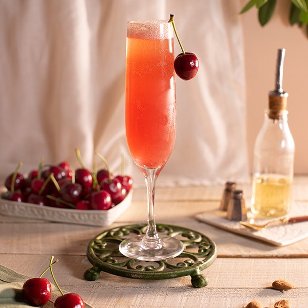 Cherry Bakewell Fizz